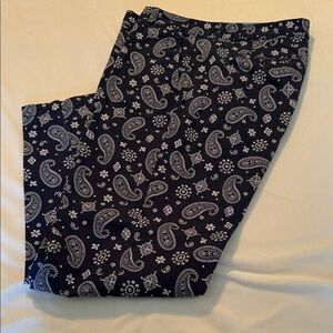 Women’s Talbots Paisley Print Pants